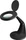 Wentronic Goobay LED-Stand-Lupenleuchte, 6W, 1.75x, 3 Dioptrien schwarz (65578)