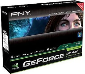 PNY GeForce GT 440, 1GB GDDR5, VGA, DVI, HDMI