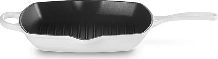 Le Creuset Signature Gusseisen Grillpfanne rund 26cm orange