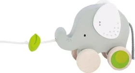 Goki Ziehtier Elefant mit Blatt