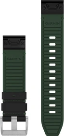 Garmin Ersatzarmband QuickFit 22 Leder schwarz/grün