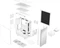 Fractal Design Define 7 Compact White TG Light Tint, Glasfenster, schallgedämmt Vorschaubild