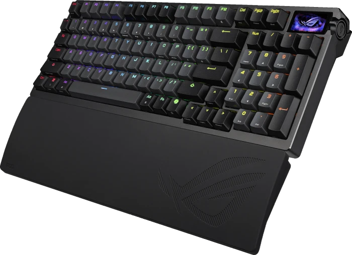 ASUS ROG Azoth 96 HE Gaming Keyboard, Black, hot-swap, ROG HFX V2 Magnetic, USB/Bluetooth, UK