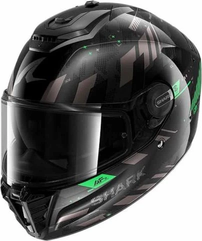 Shark Spartan RS Skiful schwarz/grau/grün