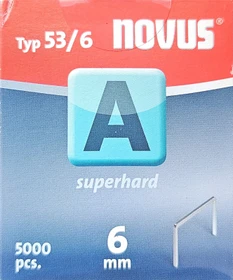 Novus Typ 53 Tacker-Klammern, 6x11.3mm, 5000 Stück
