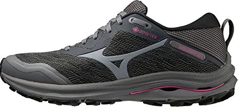 Mizuno Wave Rider GTX iron gate/nimbus cloud/fuchsia fedora (Damen)