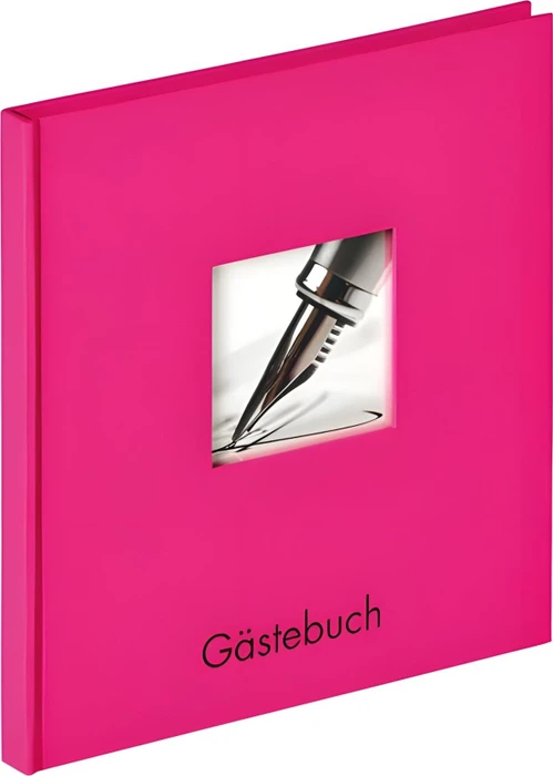 Walther Design Buch Gästebuch Fun 25x23 rosa