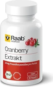 Raab Vitalfood Bio Cranberry Forte Kapseln, 90 Stück