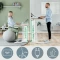 Leitz Ergo Compact Workstation Pro elektrisch höhenverstellbarer Sitz-Steh-Schreibtisch 80x60cm weiß/weiß Vorschaubild