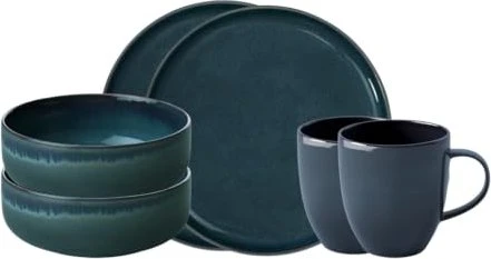 like by Villeroy & Boch Crafted Denim Frühstücksservice, 6-tlg.