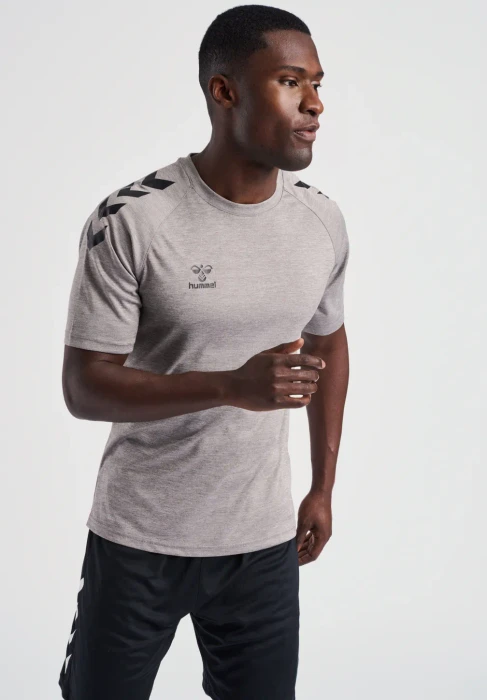 hummel Core XK Funktionsshirt kurzarm grey melange (Herren)