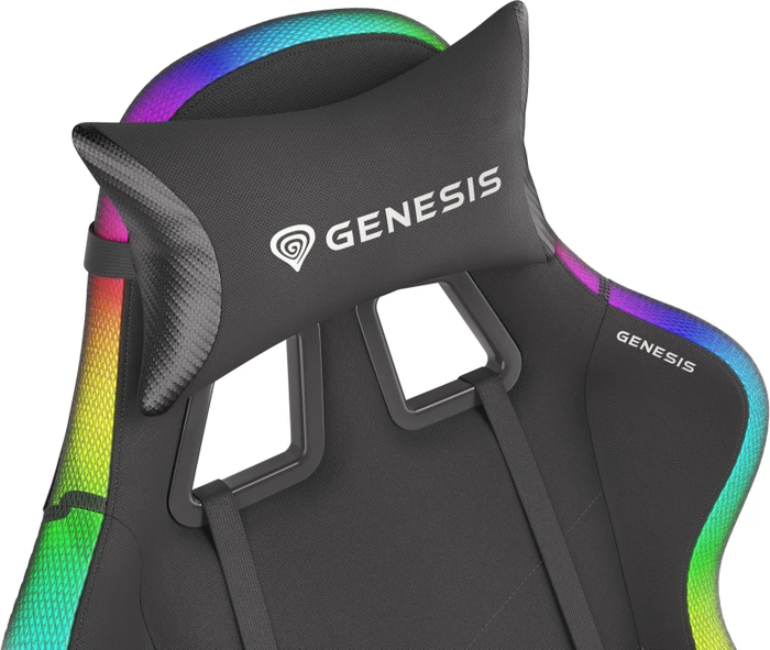 Genesis Trit 500 RGB Gamingstuhl, schwarz
