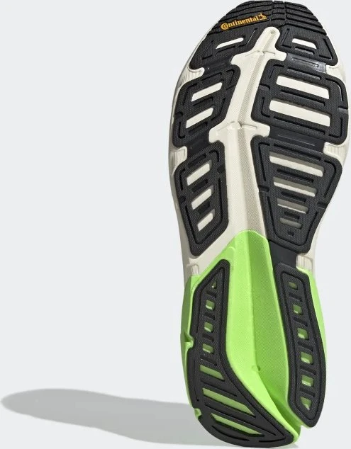 adidas Adistar chalk white/core black/solar green (Herren)