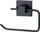 Fackelmann NewYork Toilettenpapierhalter schwarz (86820)