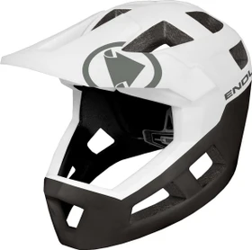Endura SingleTrack MIPS Fullface-Helm weiß