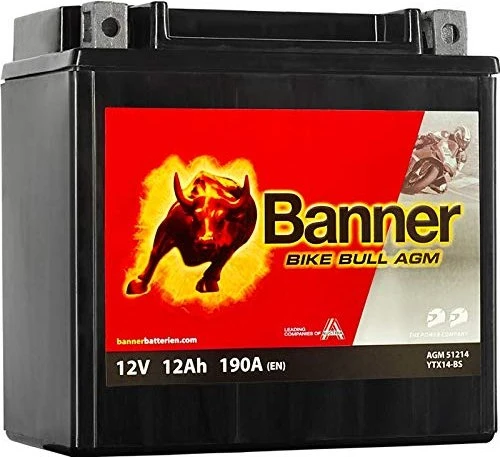 Banner Bike Bull AGM YBX14-BS