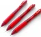 Pentel EnerGel X BL107 0.7mm/0.35mm Gelroller rot/transparent, 3er-Pack Vorschaubild