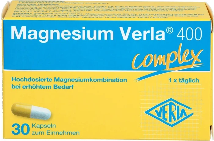 Magnesium Verla 400 complex Kapseln