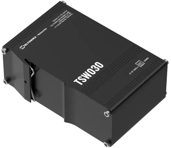 Teltonika TSW Industrial Railmount Switch, 8x RJ-45