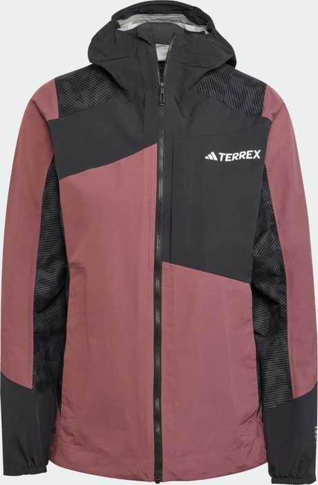 adidas Terrex Xperior Hybrid Rain.RDY Funktionsjacke burgundy/black (Damen)