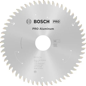 Bosch Professional Standard for Aluminium Kreissägeblatt 54Z, 165x1.3x30mm, 1 Stück