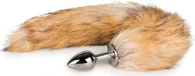 EasyToys Fox Tail Plug braun/silber
