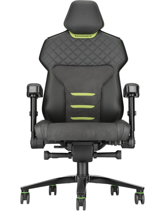 Backforce One Plus Gamingstuhl, schwarz/grün
