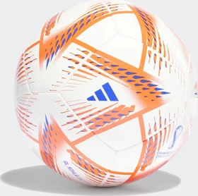 adidas Al Rihla FIFA WM 2022 Club Fußball white/solar red/pantone