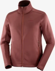 Salomon Outline Warm Jacke rum raisin (Herren)