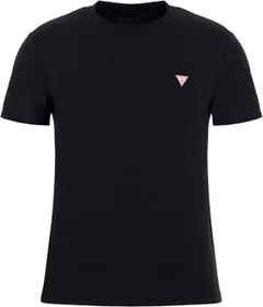 Guess Small Logo-Dreieck T-Shirt kurzarm weiß (Herren)