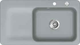 systemceram Juna 90 Einbau Becken rechts titan