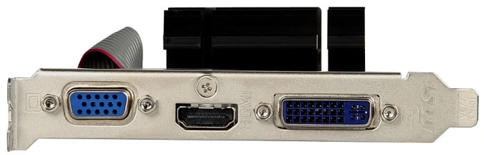 MSI GeForce GT 610 (667MHz), N610-1GD3H/LP, 1GB DDR3, VGA, DVI, HDMI