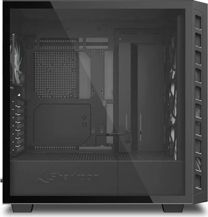 Sharkoon Rebel C80G RGB, schwarz, Glasfenster