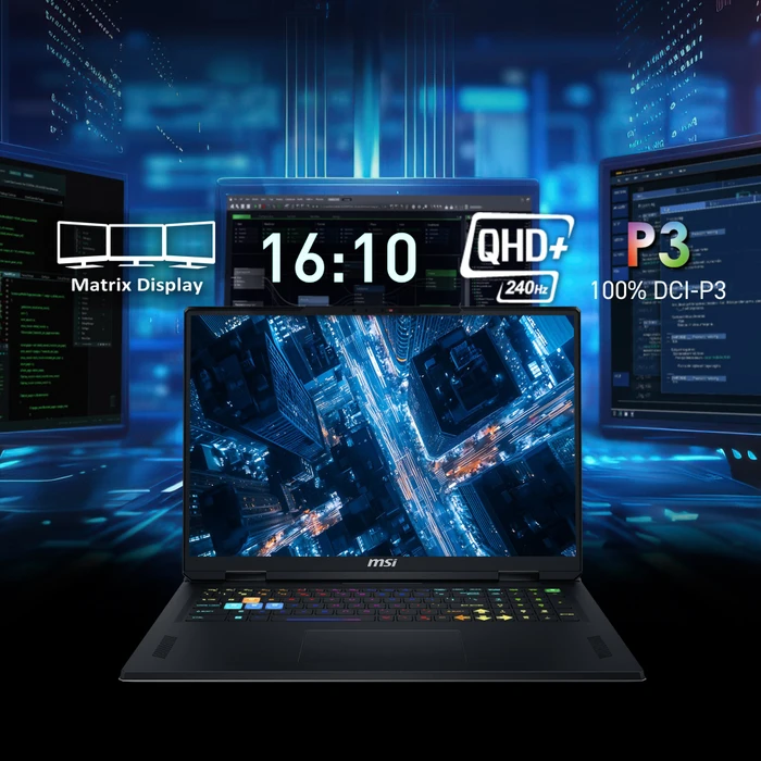 MSI Vector 18 HX AI A2XWJG-657, Cosmos Gray, Core Ultra 9 275HX, 32GB RAM, 2TB SSD, GeForce RTX 5090, DE