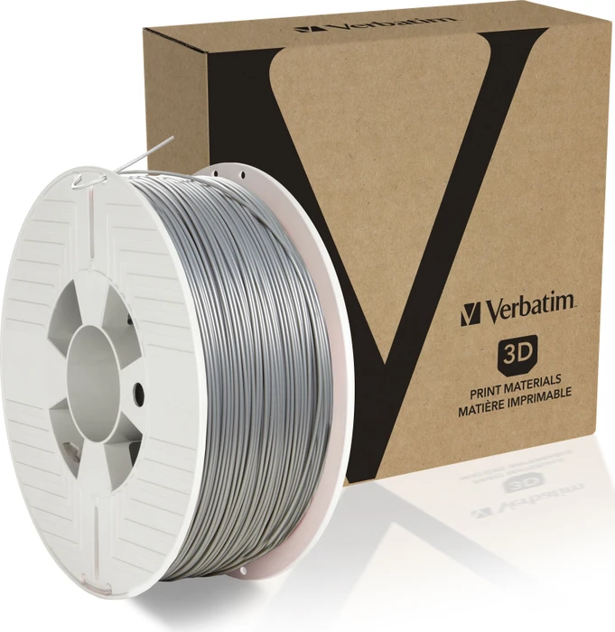 Verbatim High Performance PLA, silver/metal grey, Spule, 1.75mm, 1.00kg