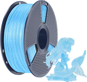 Sunlu PLA, Twinkling Blue, Spule, 1.75mm, 1.00kg