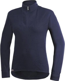 Woolpower Zip Turtleneck 400 Funktionsshirt langarm dark navy