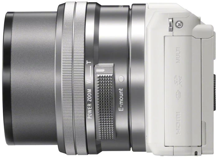 Sony Alpha 5000 weiß mit Objektiv E PZ 16-50mm 3.5-5.6 OSS