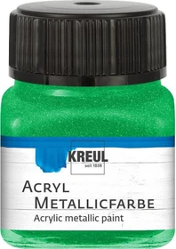 Kreul Acryl Metallicfarbe, grün, 20ml