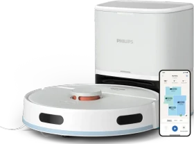 Philips XU2100/25 HomeRun 2000 Series 2. Gen Saug-/Wischroboter weiß inkl. Absaugstation