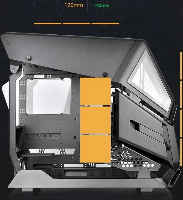 Thermaltake AH T600 Snow Edition, weiß, Glasfenster