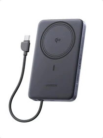 Ugreen MagFlow Air Magnetic Power Bank (10000mAh, Qi2 15W) grau