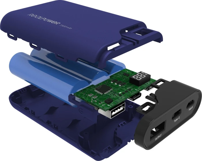 Ultron Powerbank RealPower PB-7500C navy blue