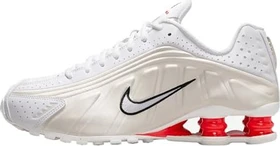 Nike Shox R4 white/phantom/picante red (Damen)
