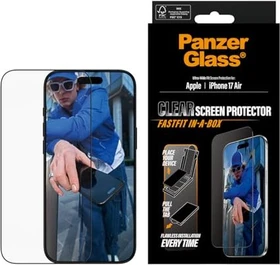 PanzerGlass Screen Protector Ultra-Wide Fit w. Fastfit In-A-Box für Apple iPhone Air