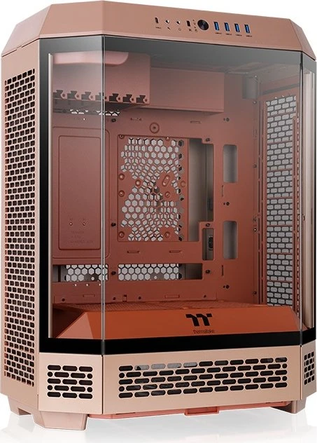 Thermaltake The Tower 600 Gravel Sand, braun, Glasfenster