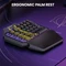 Hiwings HI300 RGB One Handed Mechanical Gaming Keyboard, schwarz, Gaote Outemu BLUE, USB-A Vorschaubild