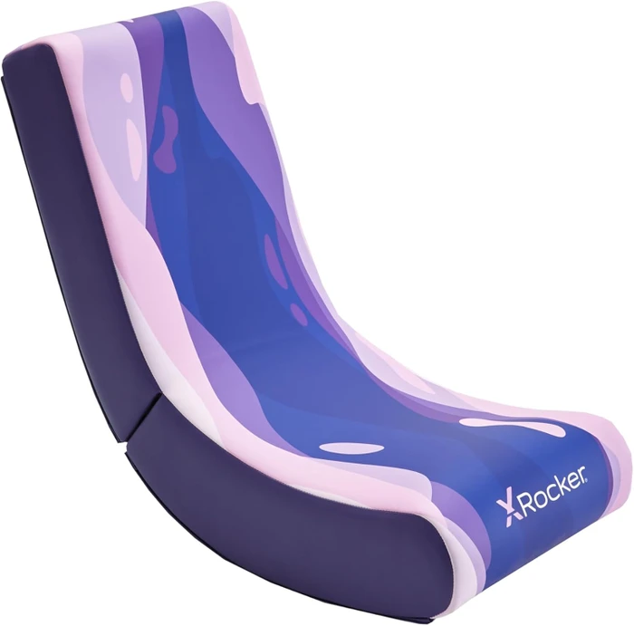 X Rocker Video Rocker Gaming Bodensessel für Kinder/Jugendliche, Lava Pink