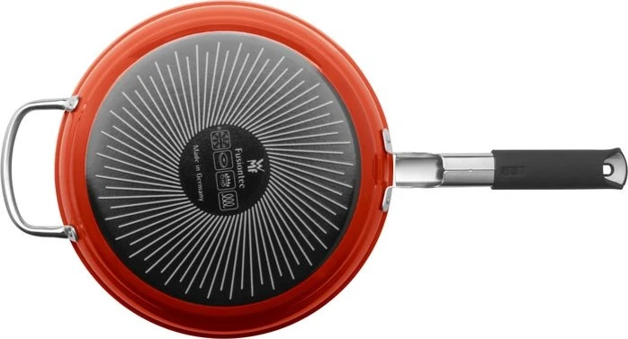 WMF Fusiontec Mineral Stielpfanne 28cm rot
