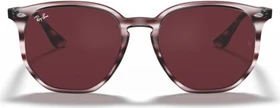 Ray-Ban RB4306 54mm burgundy red striped-havana/dark violet classic